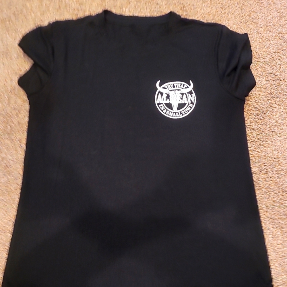 Woman's Black Graphic T-Shirt